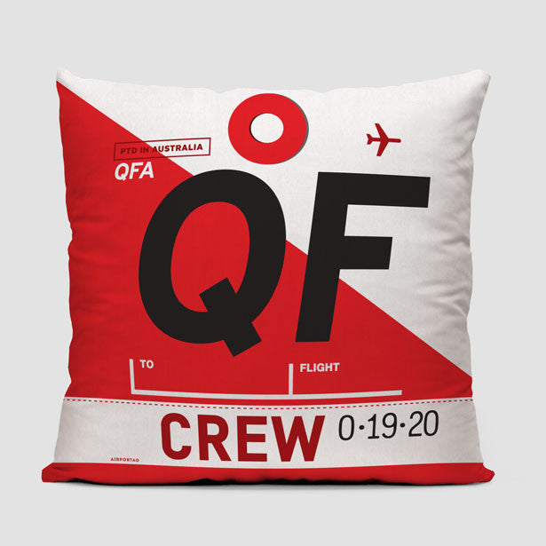QF - Throw Pillow - Airportag
