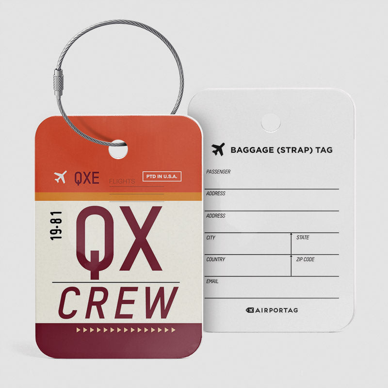 QX - 荷物タグ