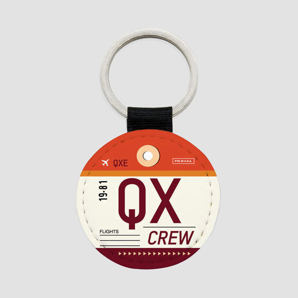 QX - Round Keychain