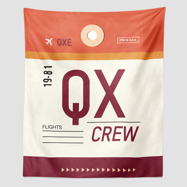 QX - Wall Tapestry - Airportag