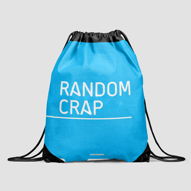 Random Crap - Drawstring Bag - Airportag