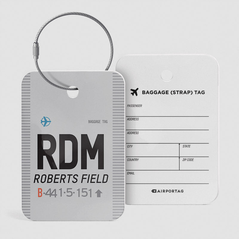 RDM - Étiquette de bagage