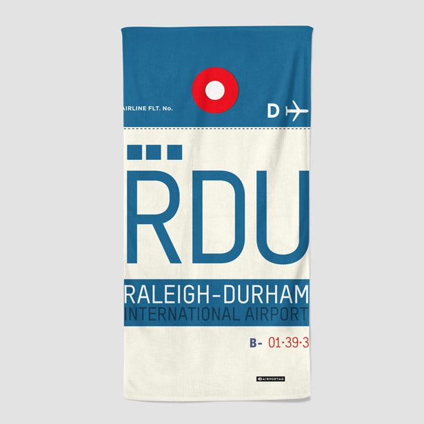 RDU - Beach Towel - Airportag