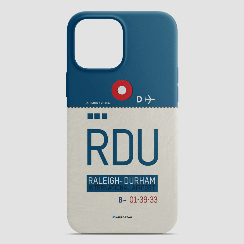Poster RDU RaleighDurham International Airport IATA code RDU