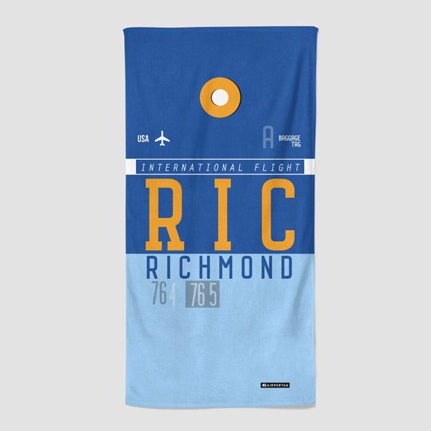RIC - Beach Towel - Airportag