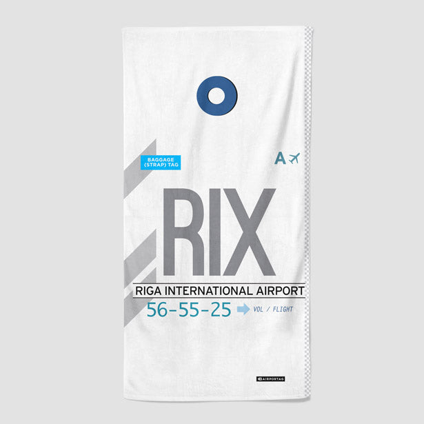 RIX - Beach Towel - Airportag