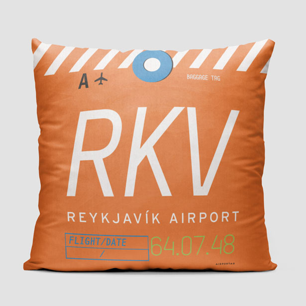 RKV - Throw Pillow - Airportag