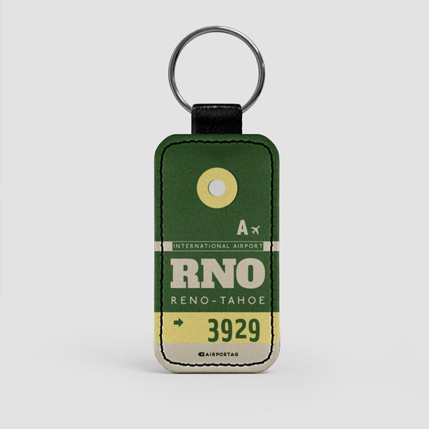 RNO - Leather Keychain - Airportag