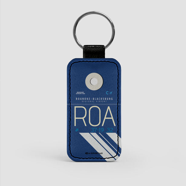 ROA - Leather Keychain - Airportag