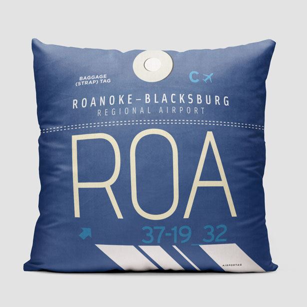 ROA - Throw Pillow - Airportag