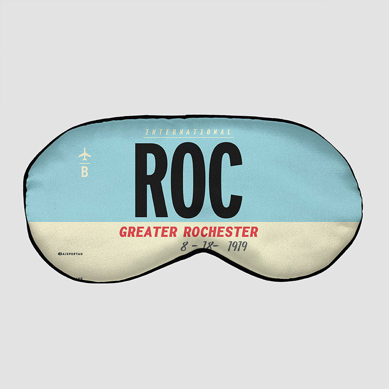 ROC - Greater Rochester Intl Airport - Rochester, New York US - Eye Mask