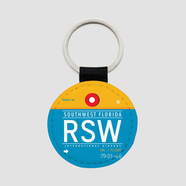 RSW - ラウンド キーチェーン