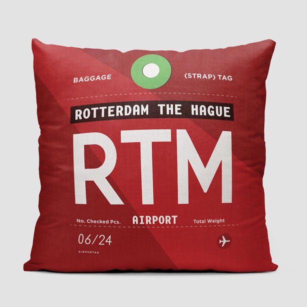 RTM - Throw Pillow - Airportag