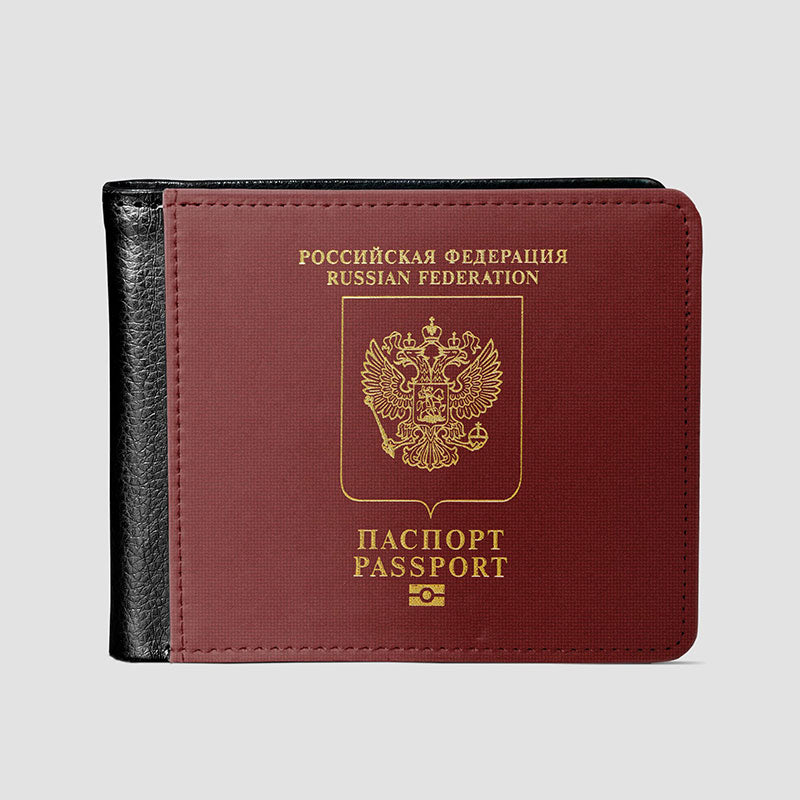 ロシア - パスポート メンズ ウォレット