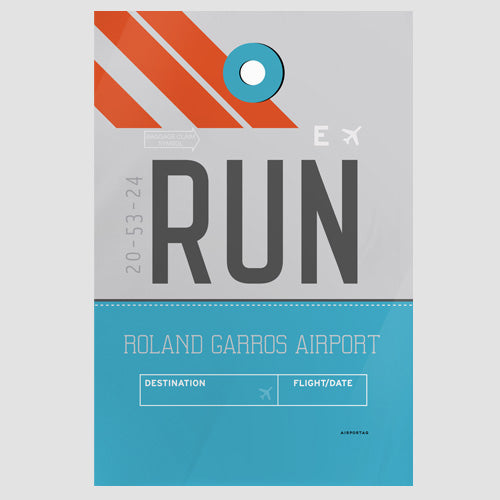 RUN - Poster - Airportag
