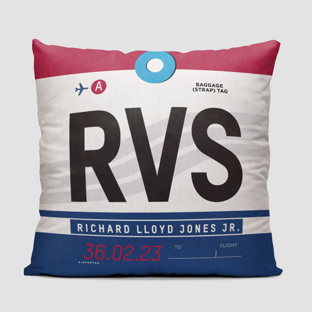 RVS - Throw Pillow - Airportag