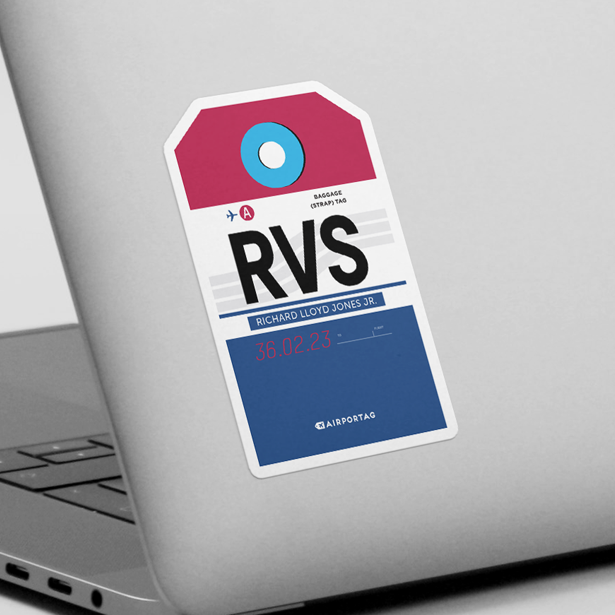 RVS - Sticker - Airportag