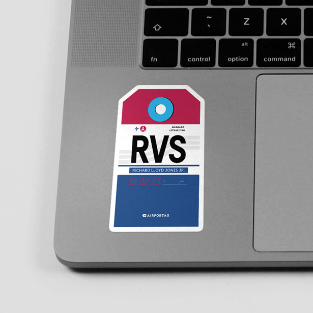 RVS - Sticker - Airportag