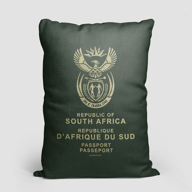 South Africa - Passport Rectangular Pillow - Airportag