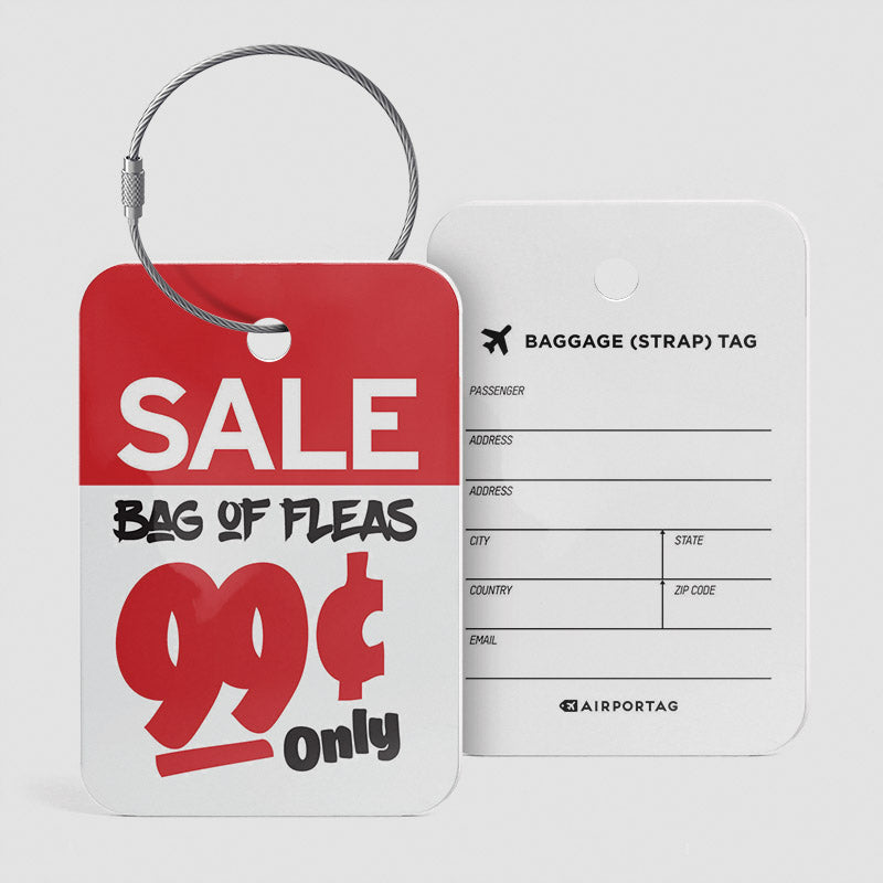 Bag of Fleas - Luggage Tag