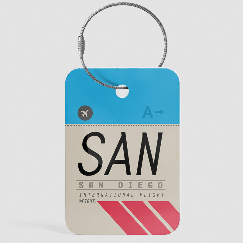 SAN - Étiquette de bagage
