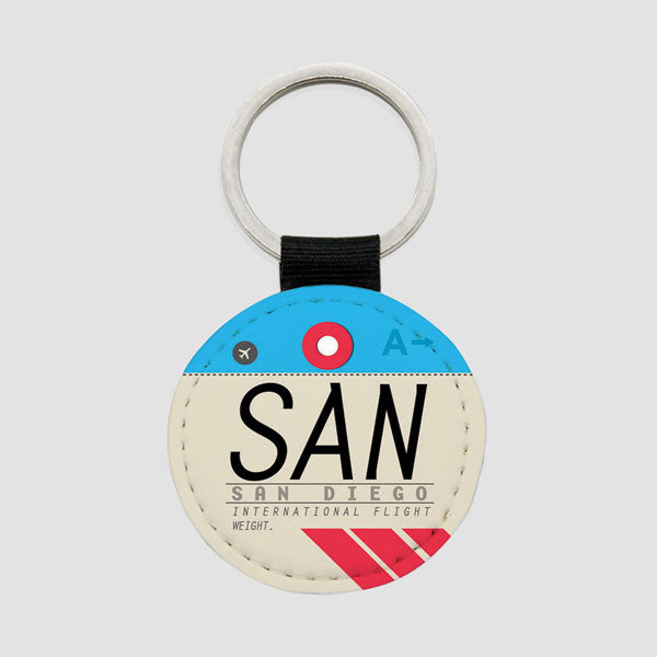 SAN - Round Keychain