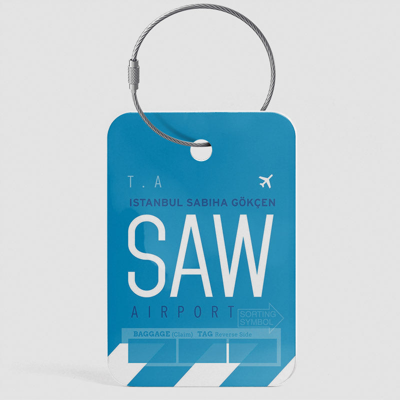 SAW - Étiquette de bagage