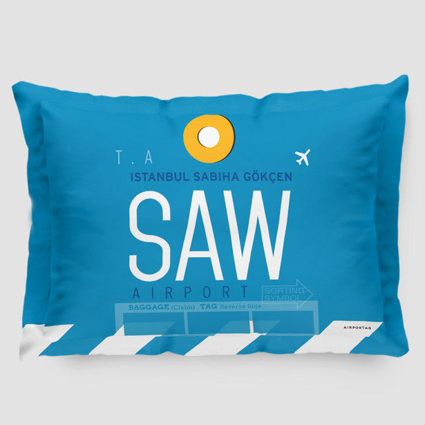 SAW - Pillow Sham - Airportag