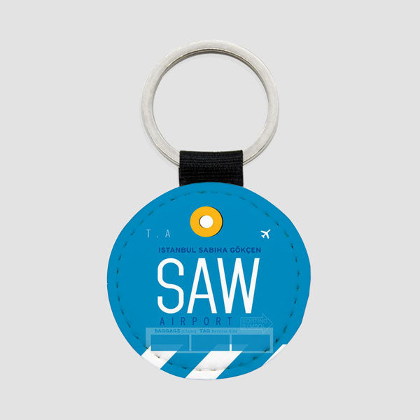SAW - Round Keychain