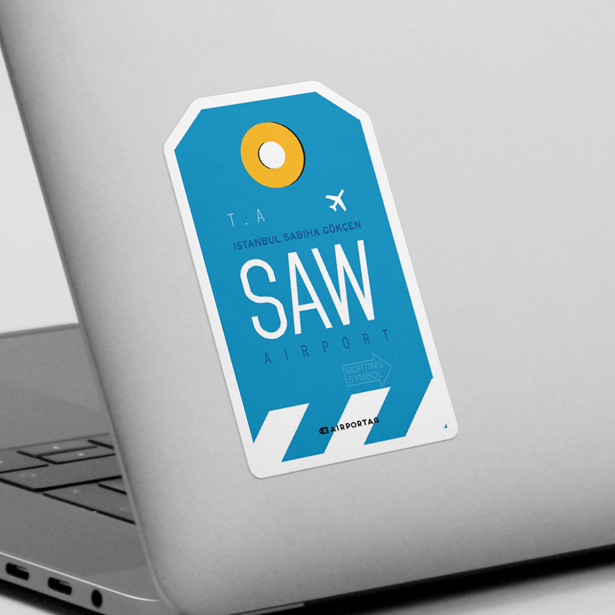 SAW - Sticker - Airportag