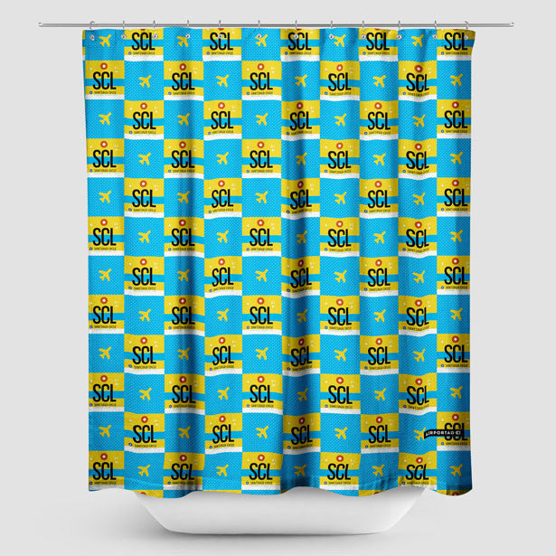 SCL - Shower Curtain - Airportag