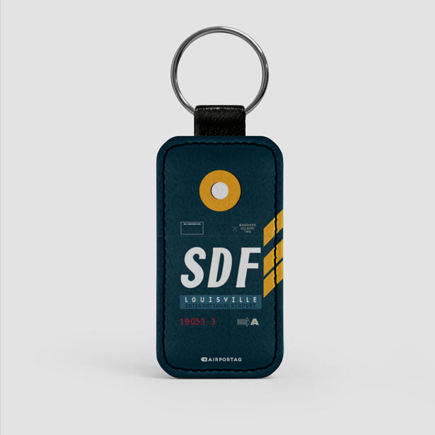 SDF - Leather Keychain - Airportag