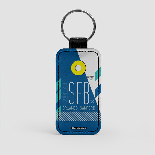 SFB - Leather Keychain - Airportag