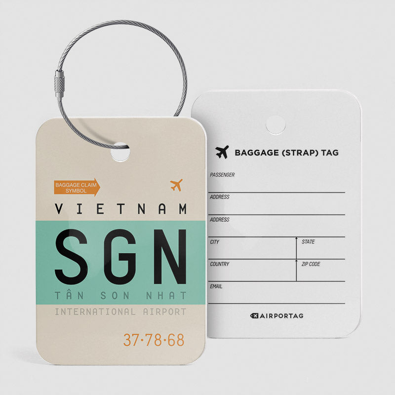 SGN - Étiquette de bagage
