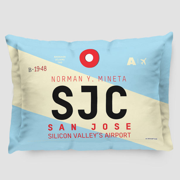 SJC - Pillow Sham - Airportag