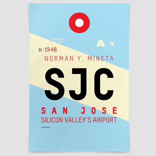 SJC - Poster - Airportag