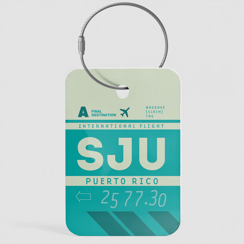 SJU - Étiquette de bagage