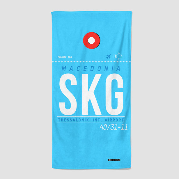 SKG - Beach Towel - Airportag