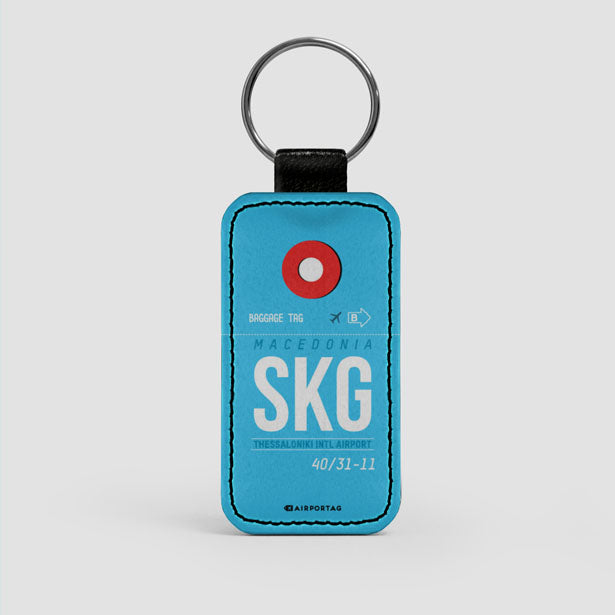 SKG - Leather Keychain - Airportag