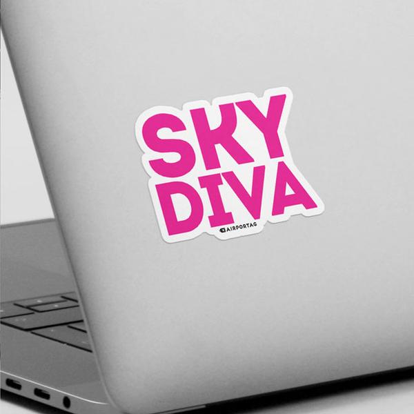 Sky Diva - Sticker airportag.myshopify.com