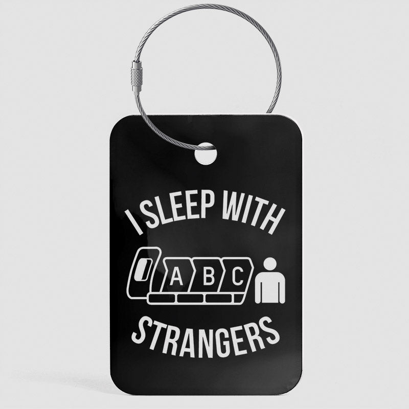 Je dors avec des inconnus - Étiquette de bagage