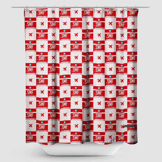 SMF - Shower Curtain - Airportag