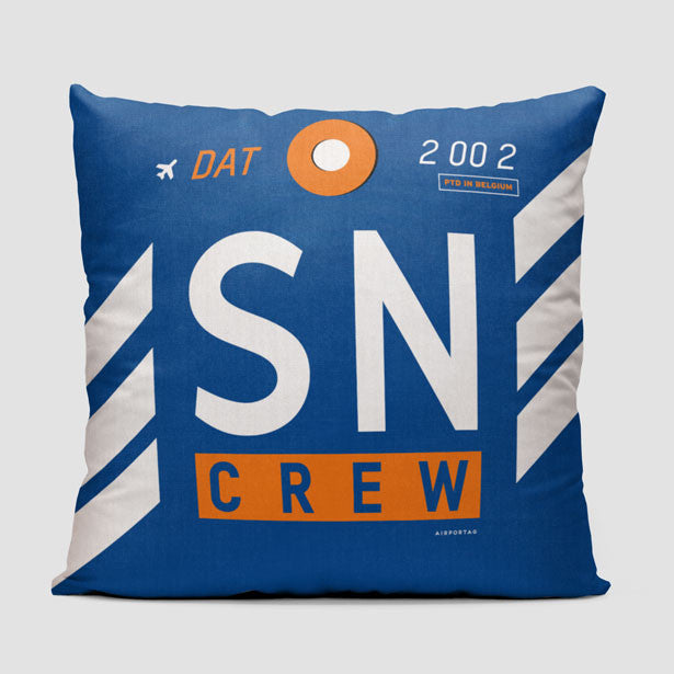 SN - Throw Pillow - Airportag