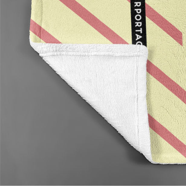 Throw Blanket SNA airport code pattern.