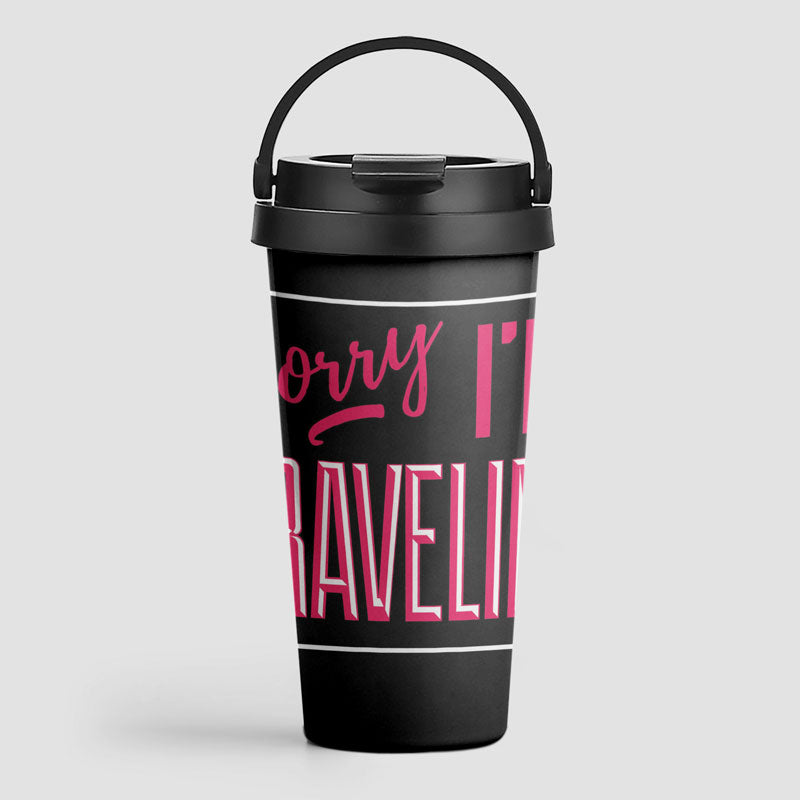 Désolé, je voyage - Mug de voyage