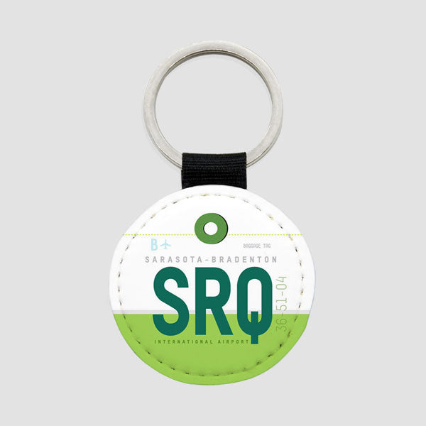 SRQ - Round Keychain