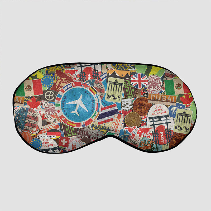 Sticker Eye Mask Travel Stickers - Eye Mask