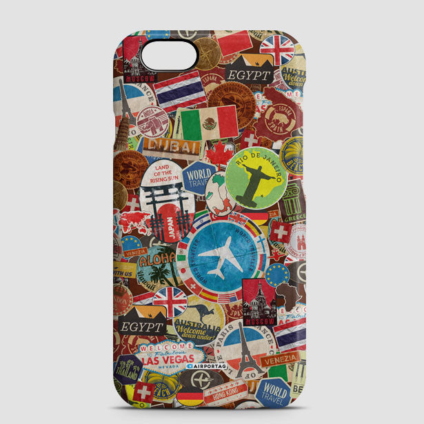 Travel Stickers - Phone Case - Airportag