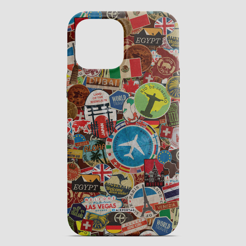 Travel Stickers - Phone Case