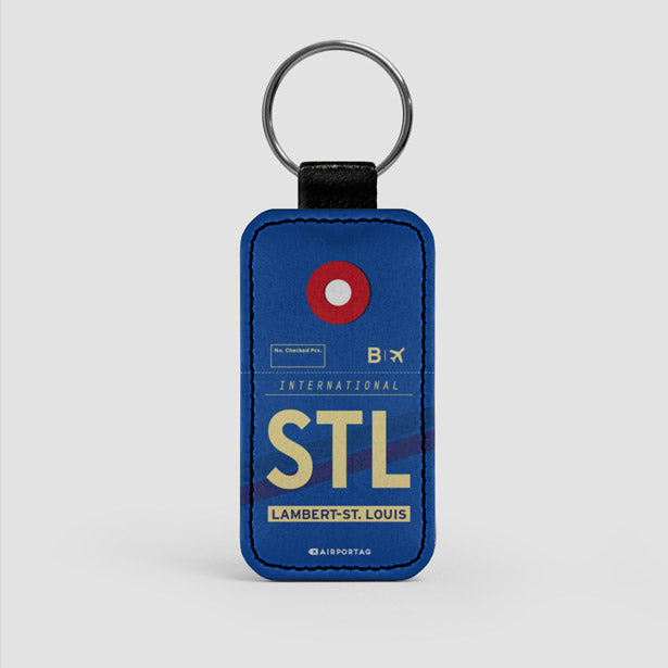 STL - Leather Keychain - Airportag